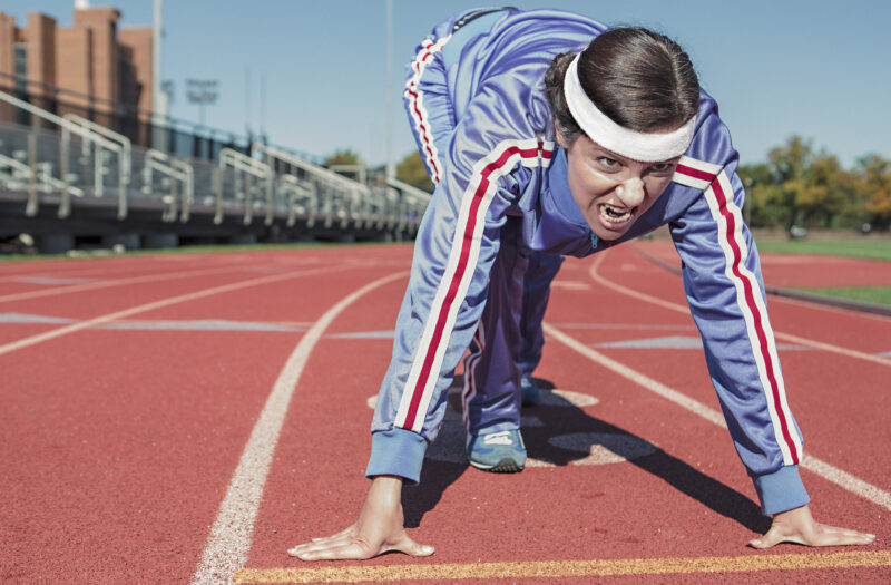 Retro Runner Free Stock Photo