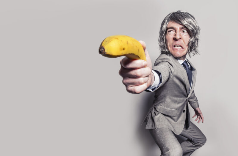 Banana Gun Free Stock Photo