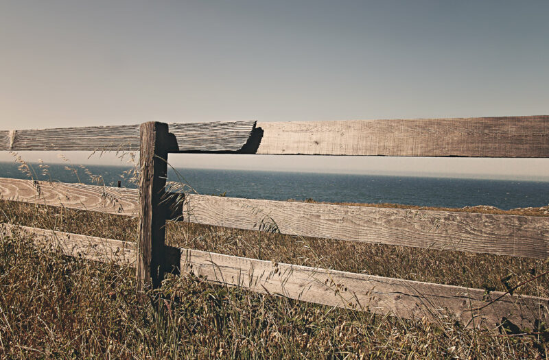 Brown Fence in California Free Stock Photo