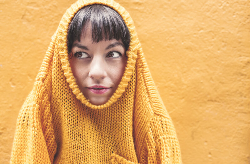 Yellow Sweater Free Stock Photo