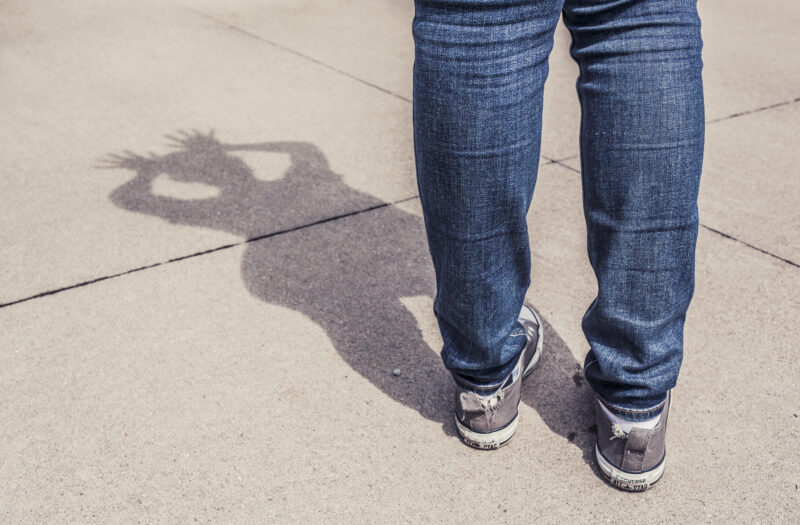 Jeans Reflection Free Stock Photo