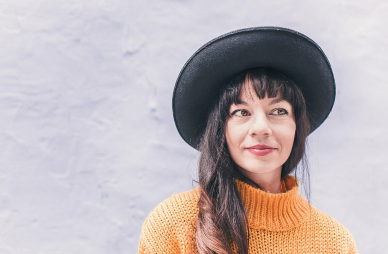 Woman Wearing Black Hat Free Stock Photo