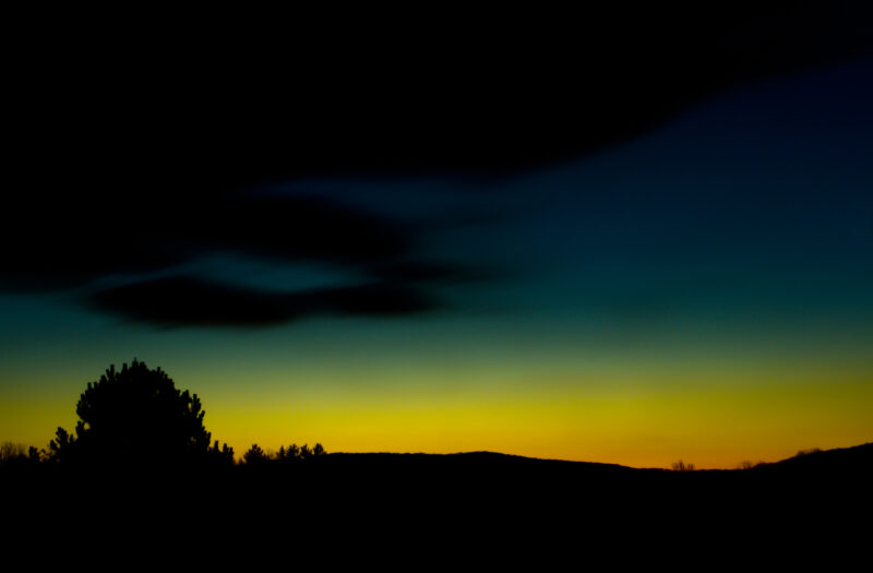 Clouds at Night Free Stock Photo