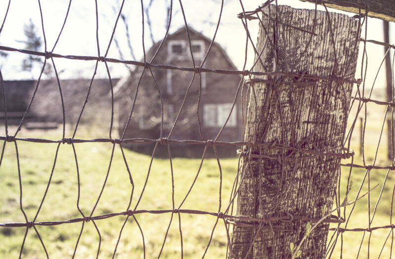 Farm Fence Free Stock Photo