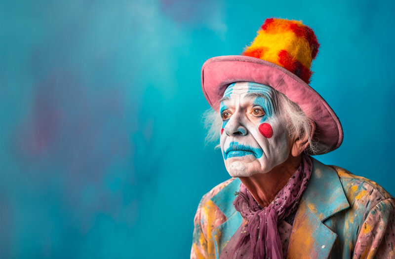 Clown Portrait Person Free Stock Photo