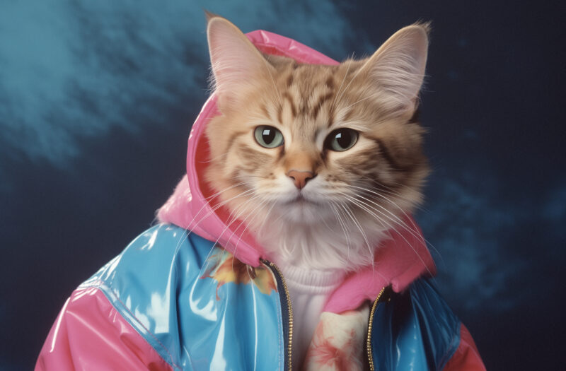 80’s Cool Cat Free Stock Photo