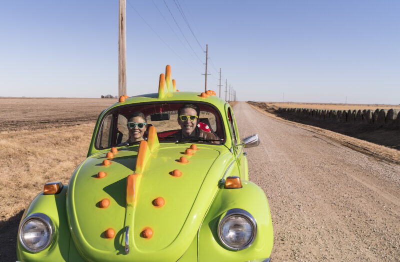 View Couple Driving Car Free Stock Image