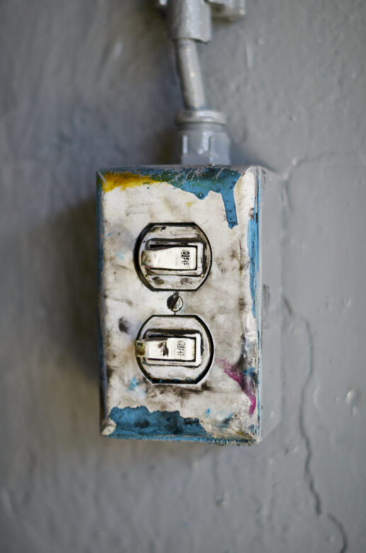 Dirty Light Switch Free Stock Photo