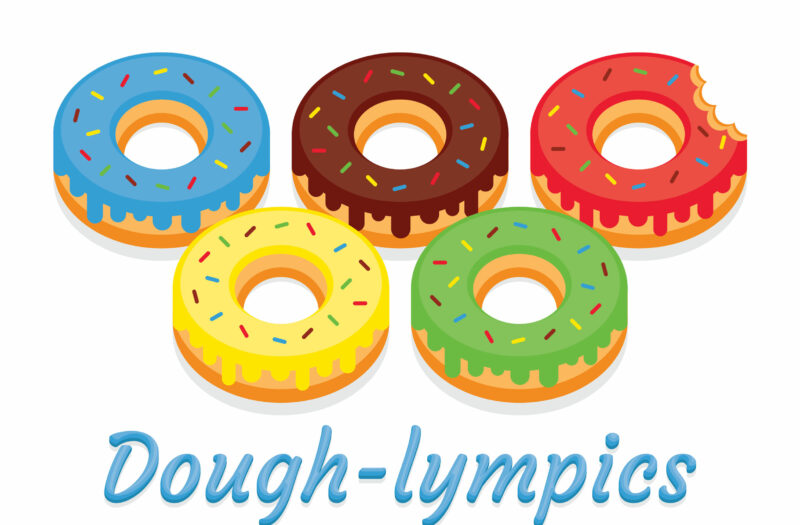 Frosted Donuts Free Stock Vector