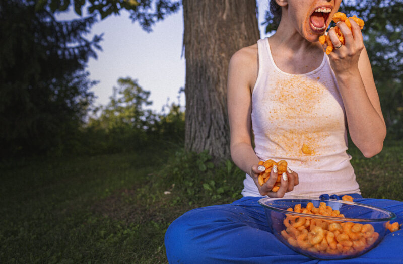 Eating Junk Food Free Stock Photo