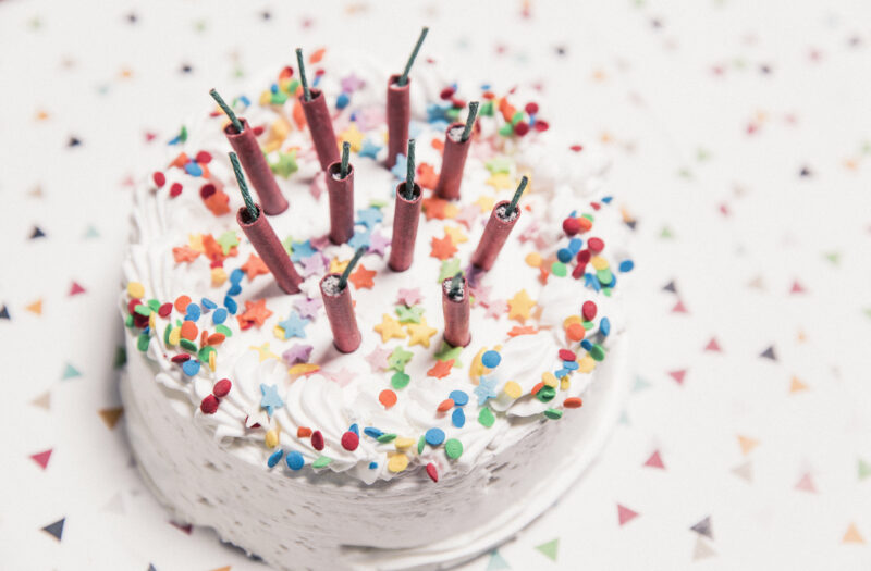 Confetti Cake Free Stock Photo