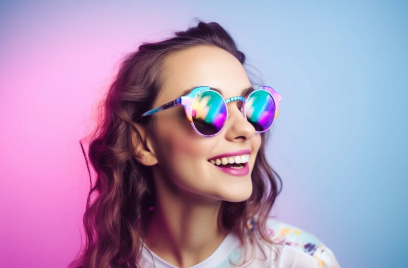 View Fashion Female Sunglasses Free Stock Image