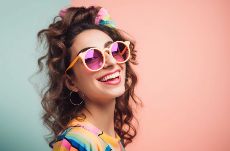 View Fashion Female Sunglasses Free Stock Image