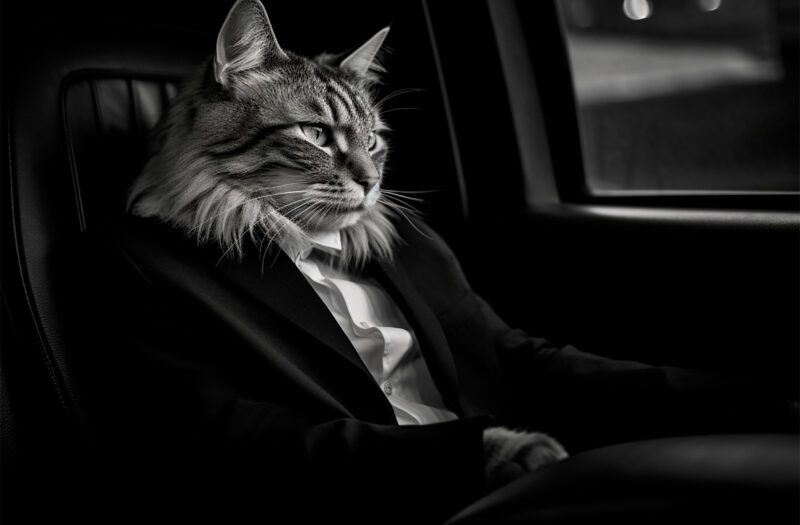 Well Dressed Cat Free Stock Photo