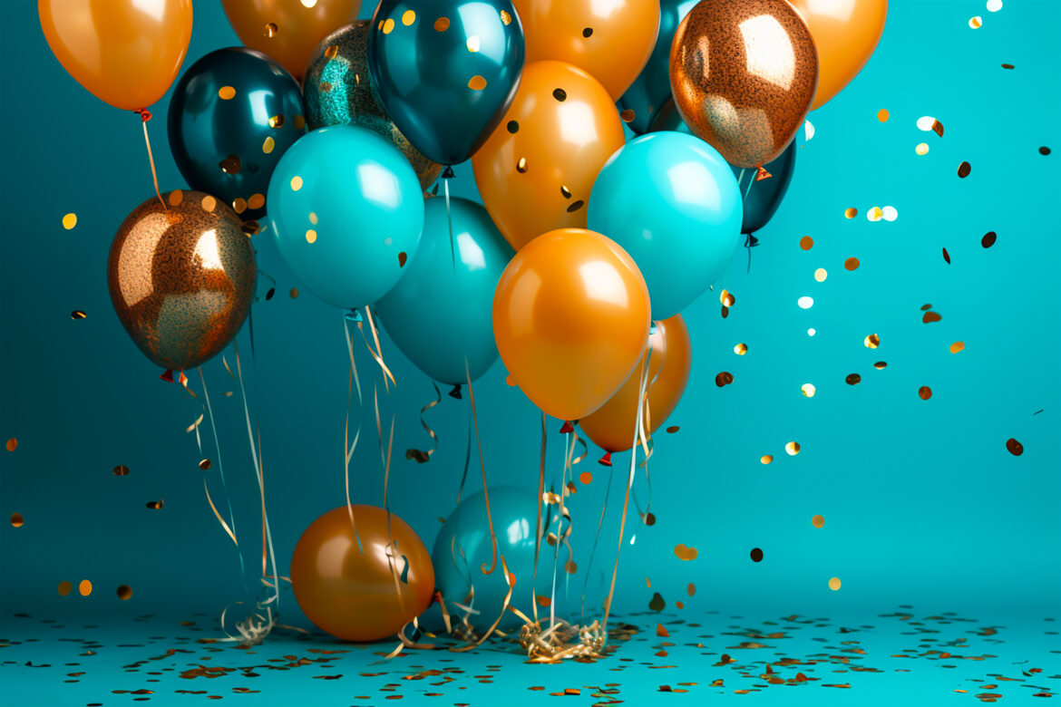 Colorful Cool Balloons Free Stock Photo