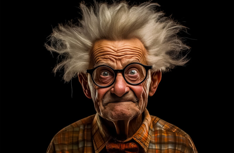 Funny Old Man Free Stock Photo