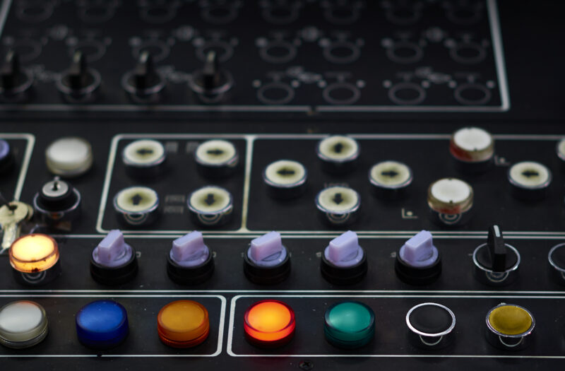 Retro Buttons Console Free Stock Photo