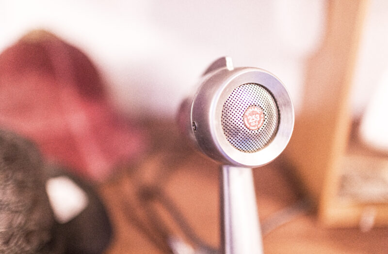 Retro Microphone Free Stock Photo