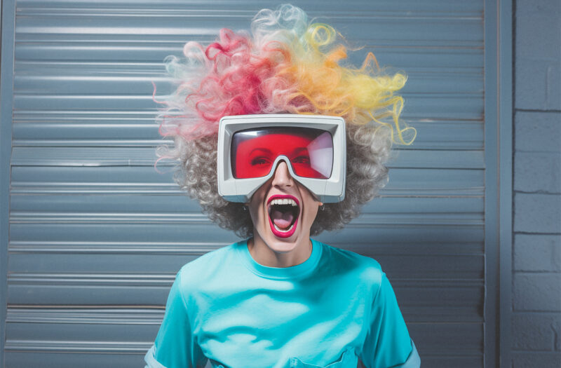 Virtual Headset Person Free Stock Photo