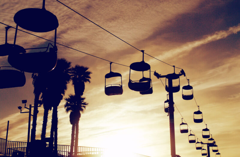 Ski Lift in Summer Free Stock Photo