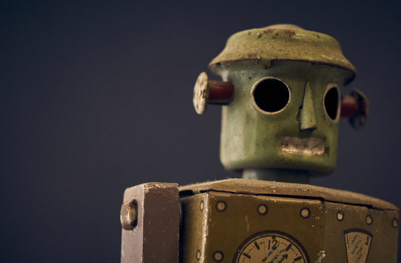 Retro Toy Robot Free Stock Photo