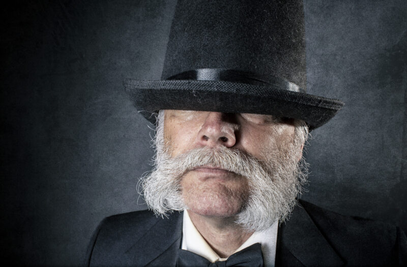 Top hat man Free Stock Photo