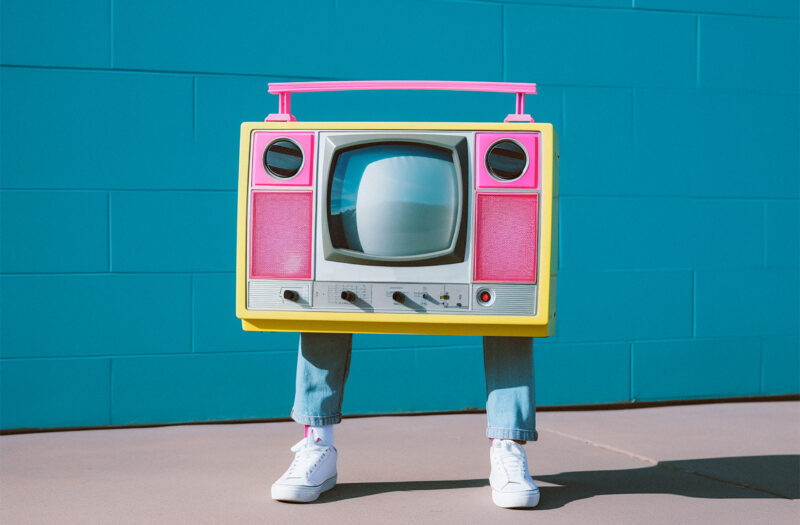 Retro Portable TV Free Stock Photo