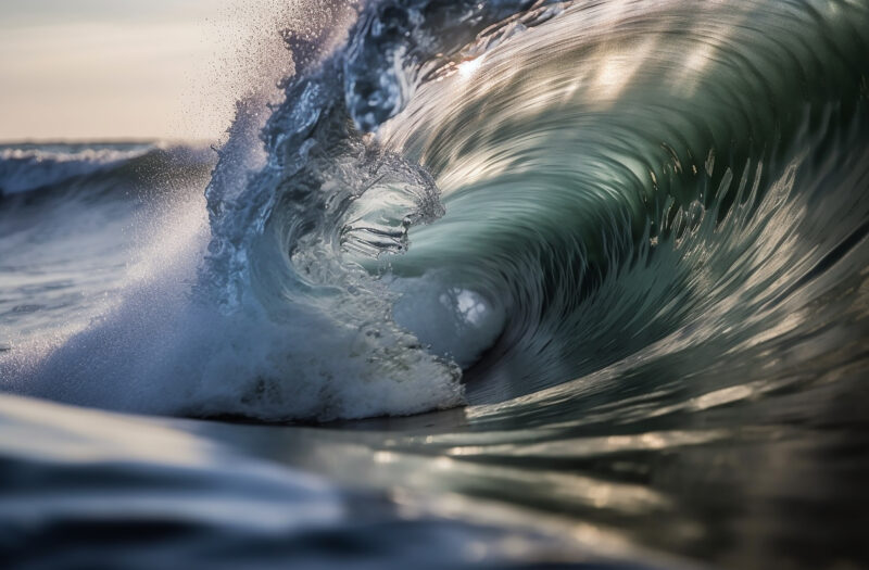 Surf Wave Ocean Free Stock Photo